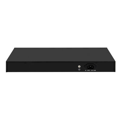 24 poorten 10G L3 Managed Fiber Switch met 8 Gigabit Combo SFP/RJ45 1U Rack 220V AC Input