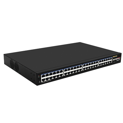 48-poort Gigabit L3-beheerde netwerkschakelaar met 10G-vezel-upplinks op basis van Realtek