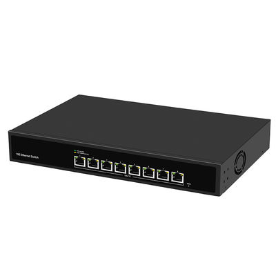 Onbeheerde rack gemonteerde 10G Ethernet-switch met AC100V-240V-toevoer en 1G/2.5G/5G-compatibiliteit