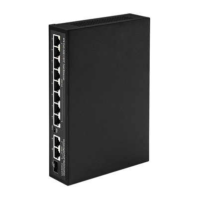 Extended Range 8-Port PoE Switch 10/100M met 120W/150W verbruik en dekking van 250m