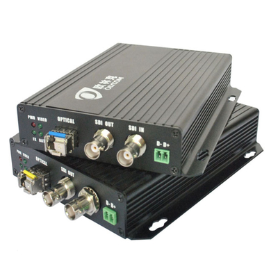 SDI-videoconverter van glasvezel naar glasvezeltransceiver SM LC 20 km