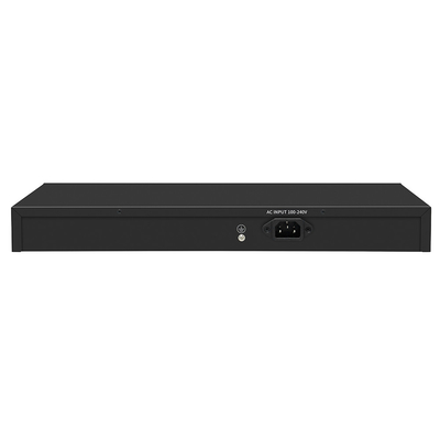 24 poorten Gigabit Managed Switch met 1G Fiber Uplink Layer 2 Managed Commercial Grade