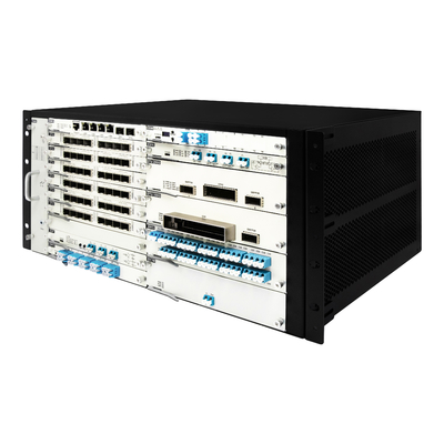19" 5U OTN DWDM-transmissieapparatuur met EDFA AWG-configureerbare kaarten