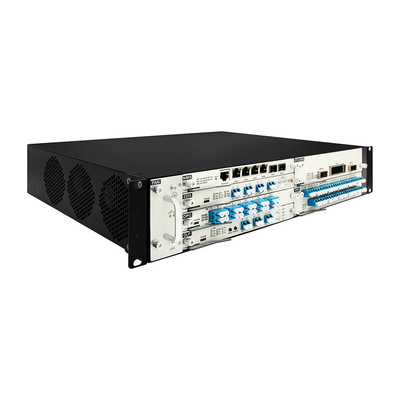 19" 2U DWDM optisch transmissiesysteem met EDFA OTU DCM kaart Wdm transmissiesysteem