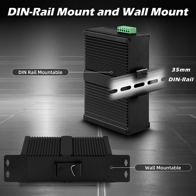 16 Port Managed Industrial Ethernet Switch 8RJ45+8SFP POE Switch met 4*RS485+2*CAN BUS