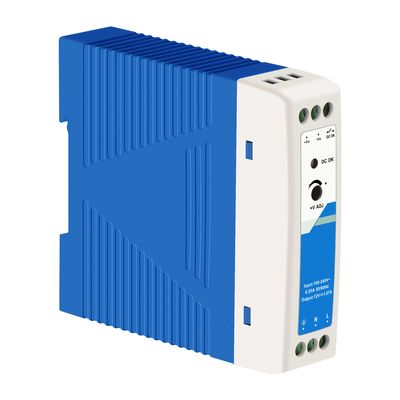 12V Din stroomvoorziening 20W 1.67A Plastic AC/DC Input CE UL Industrial Grade