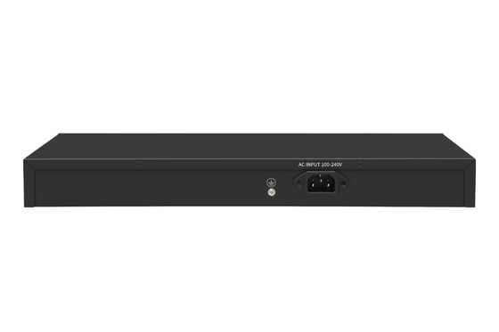 16 poort Gigabit Ethernet-schakelaar Af/at Poe-schakelaar AC 100-240V Power Input