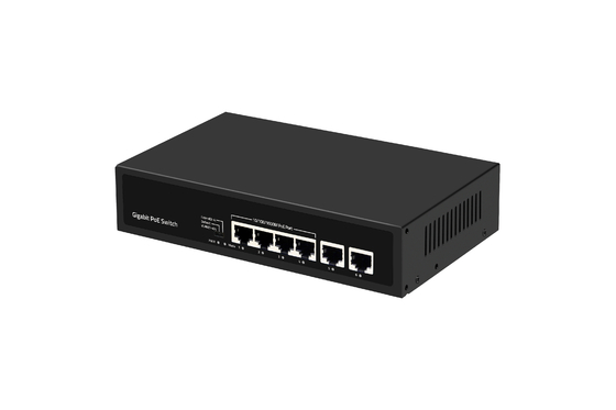 Fabrieksprijs gigabit 4 poort poe switch 65W met poe watchdog