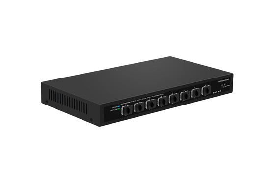 10G SFP+ Glasvezel Switch 8*10G SFP+ Glasvezel Poorten Ondersteuning 1.25G/2.5G/10G