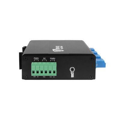 2x2B Glasvezel Bypass Schakelaar met LC/SC Connector en SM/MM Glasvezel Type voor Optische Netwerkbeveiliging