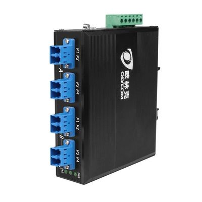2x2B Glasvezel Bypass Schakelaar met LC/SC Connector en SM/MM Glasvezel Type voor Optische Netwerkbeveiliging