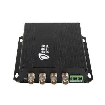 4-Kanaals Standaard Definitie Analoog BNC naar Fiber met RS485 20KM Video Optische Converter