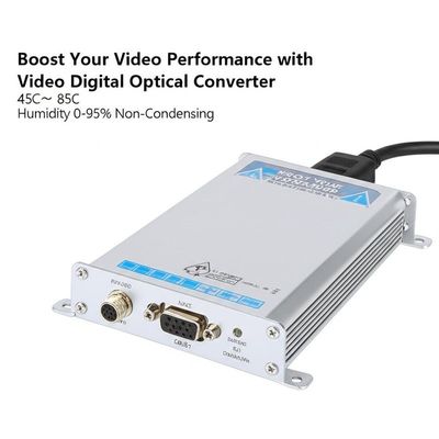Verbeter uw videoprestaties met Video Digital Optical Converter -45C～ 85C Vochtigheid 0-95% Niet-condenserend
