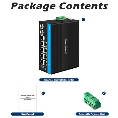 Robuuste Managed Ethernet Switch Vitesse chipset 2 SFP 8 RJ45 industriële ethernet switch met SNMP-beheer