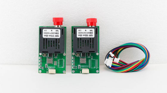 80km Glasvezel Drone Module UAV Optische Transceiver met 1-kanaals Analoge Video en 1-kanaals TTL Data voor DC 5.5-26V UAV Platforms