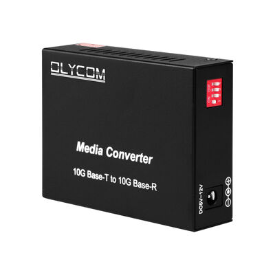 10G SFP+ Onbeheerde Glasvezel Media Converter met DIP-schakelaar Optische Glasvezel Converter voor Datacenter en LAN Backbone