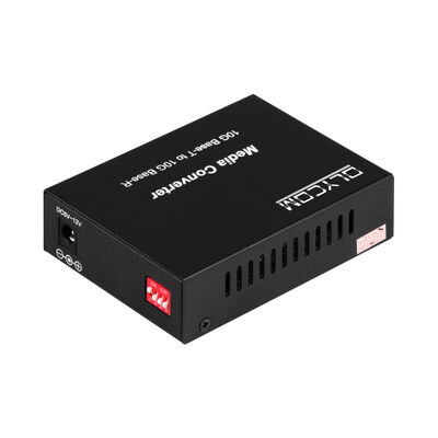 10G SFP+ Onbeheerde Glasvezel Media Converter met DIP-schakelaar Optische Glasvezel Converter voor Datacenter en LAN Backbone