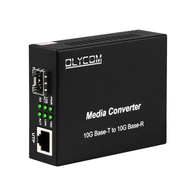 10G SFP+ Onbeheerde Glasvezel Media Converter met DIP-schakelaar Optische Glasvezel Converter voor Datacenter en LAN Backbone