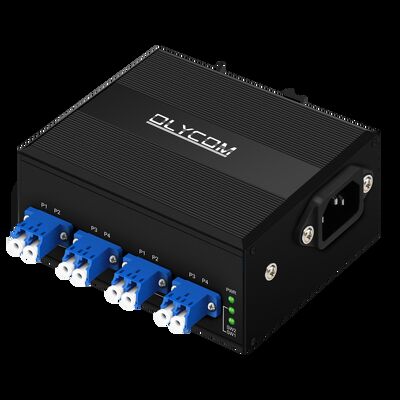 Optische vezel-bypass-switch met AC/DC-dual power input LC/SC-connector en SM/MM-vezeltype voor hoge betrouwbaarheid