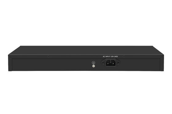 24 poorten Gigabit PoE Switch 1U Type Unmanaged 1G Ethernet 300W Budget Fanless
