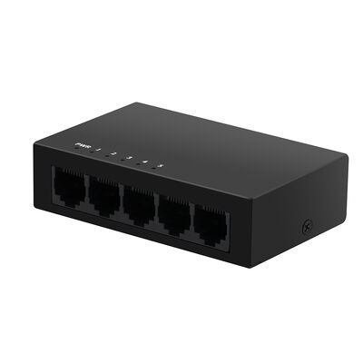 5-Poorts Gigabit Ethernet Switch 10/100/1000Mbps Onbeheerd Desktop Metalen Behuizing CE
