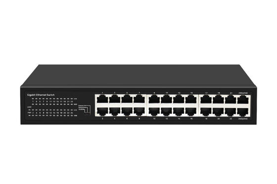 24-poort Gigabit Ethernet-switch met slimme modus