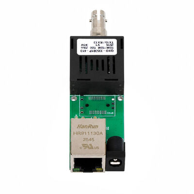 Gigabit Media Converter Card DC5V~DC24V Voor UAV-vezelcommunicatieoplossing Mini Size