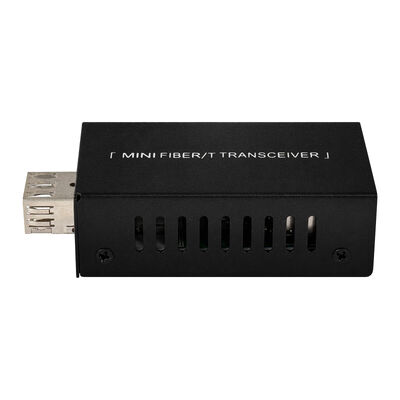 Mini Gigabit Glasvezel Media Converter DC5V DC12V Compact Size 20KM Extension CE