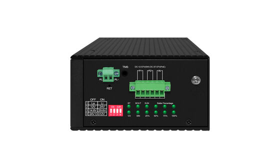 Industrial Managed Solar PoE Switch 4GE+2SFP 120W PoE MPPT Off-Grid Power voor CCTV & Wireless Network