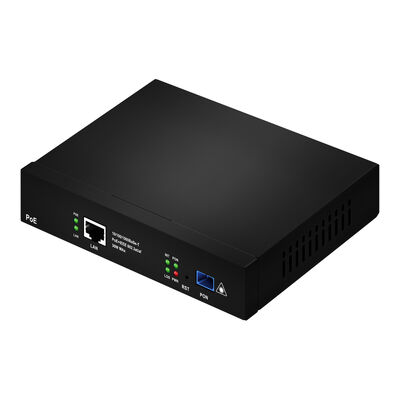 Commerciële XPON PoE ONU 1 Poort Gigabit 30W PoE PON Terminal voor Glasvezel Toegangsnetwerken