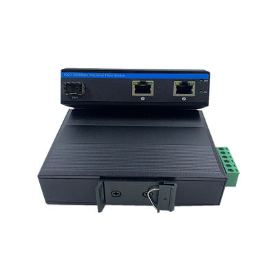Industrial Grade Network Switch 10/100m 1 Sfp 2 Rj45 Ongemanaged Network Switch IP40 DC 9-36V