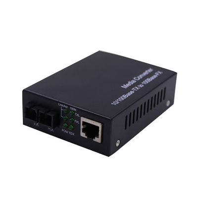 2A facultatieve Mini Fiber Optic Ethernet Media-Convertorkabel 5Km Max On MMF