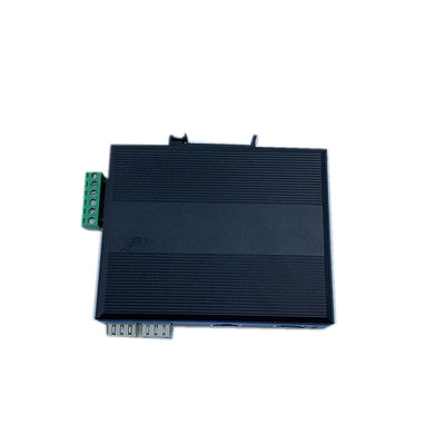 4-poorts industriële netwerkswitch Gigabit SFP glasvezel Ethernet onbeheerd DIN-rail