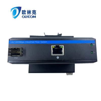 Robuuste mediaconverter Poe 15.4W 30W 10/100m Fast Ethernet Unmanaged Ce Din Rail