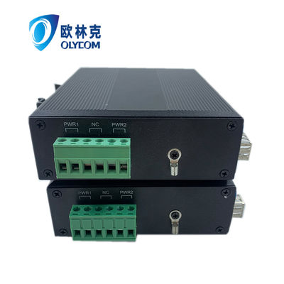 Robuuste mediaconverter Poe 15.4W 30W 10/100m Fast Ethernet Unmanaged Ce Din Rail