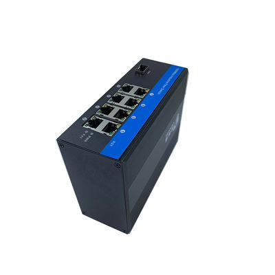 8 PORT INDUSTRIAL NETWORK SCHUITCH Gigabit SFP FIBER ETHERNET DIN RAIL CE niet beheerd