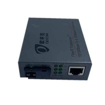 Wdm Snel de Media van Vezel Optisch Ethernet Convertorhoogtepunt - duplexdatatransportbesturing