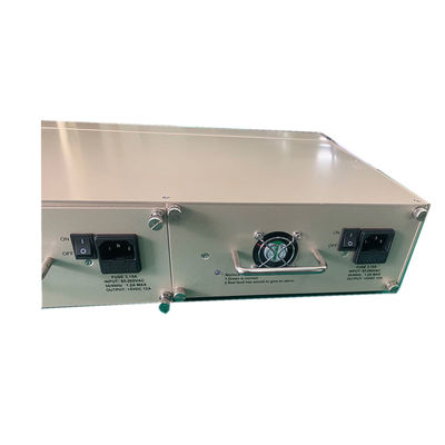 16-Slot Media Converter Rack Chassis Dual AC/DC Power 2U Grootte Niet beheerd CE RoHS FCC