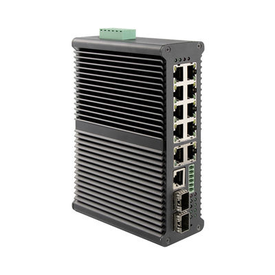 Gigabit Ethernet 40Gbps 8 Haven Industriële Beheerde Poe Schakelaar tot 90W