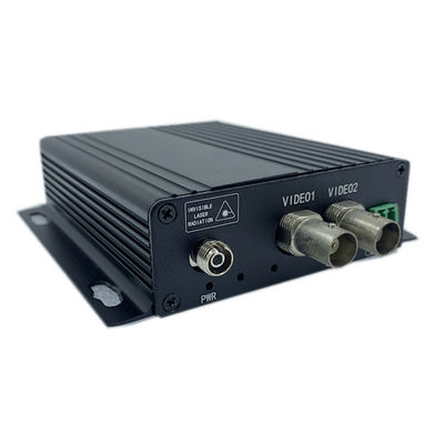 1080P BNC-video-optische vezelconverter met RS485 data FC op multimodevezel DC12V CE