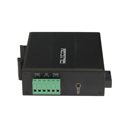 20KM WDM Media Converter Fast Ethernet Robuust Industrieel Netwerk Mini Grootte Onbeheerd