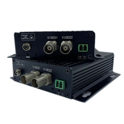 Analoge Video Media Converter met RS485/RS422 Data SM/MM Glasvezel Extensie CE DC5V DC12V