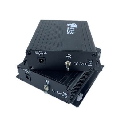 Analoge Video Media Converter met RS485/RS422 Data SM/MM Glasvezel Extensie CE DC5V DC12V