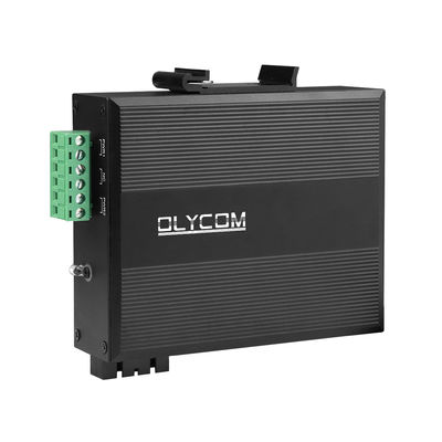 40KM Gigabit Ethernet Media Converter SC Fiber Singlemode Ongemanaged Robuuste Behuizing CE FCC