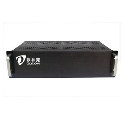 Video-mediaconverter Chassis 3U Rack voor video-optische converter Dual Power Input