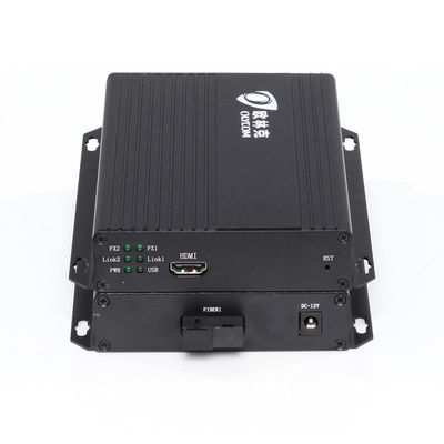 1080P HDMI DVI Extender Single Mode SC Poort Simplex 12VDC CE FCC Desktop Type