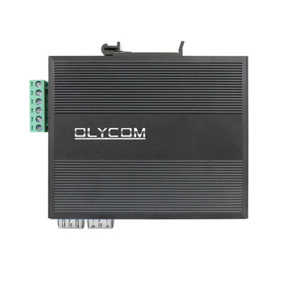 Industriële netwerkswitch 6 poorts Fast Ethernet 10/100Mbps Glasvezel Netwerk Realtek Ongemanaged