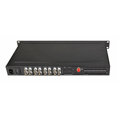 HD 1080P AHD CVI TVI Fiber Video Digitale optische converter 16 poort AC 220V Input