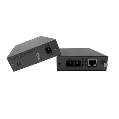 PoE Fiber Media Converter 20KM Megabit 30W Actief PoE 48V Uitgang SC-poort Niet beheerd