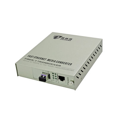 PoE Media Converter SFP Glasvezel 10/100M Ethernet Onbeheerd 30W Budget